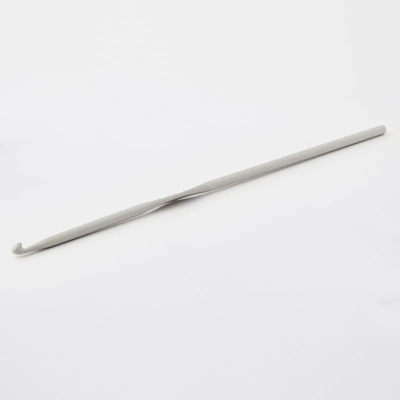 KnitPro Aluminum Grey Single Ended Crochet Hook