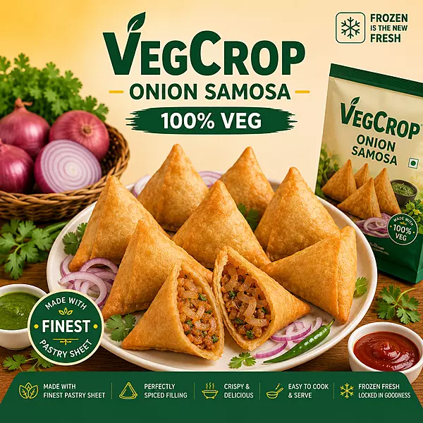 Frozen Onion Samosa 20g X 50 Pieces