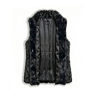Faux Fur Sleeveless Jacket