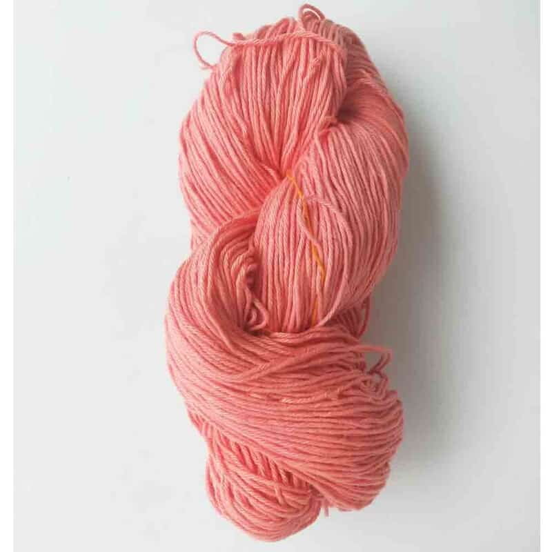 Cotton yarn 4 Ply Orange Peach