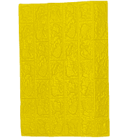 3D Self Adhesive Lemon Yellow Brick Wall Stickers