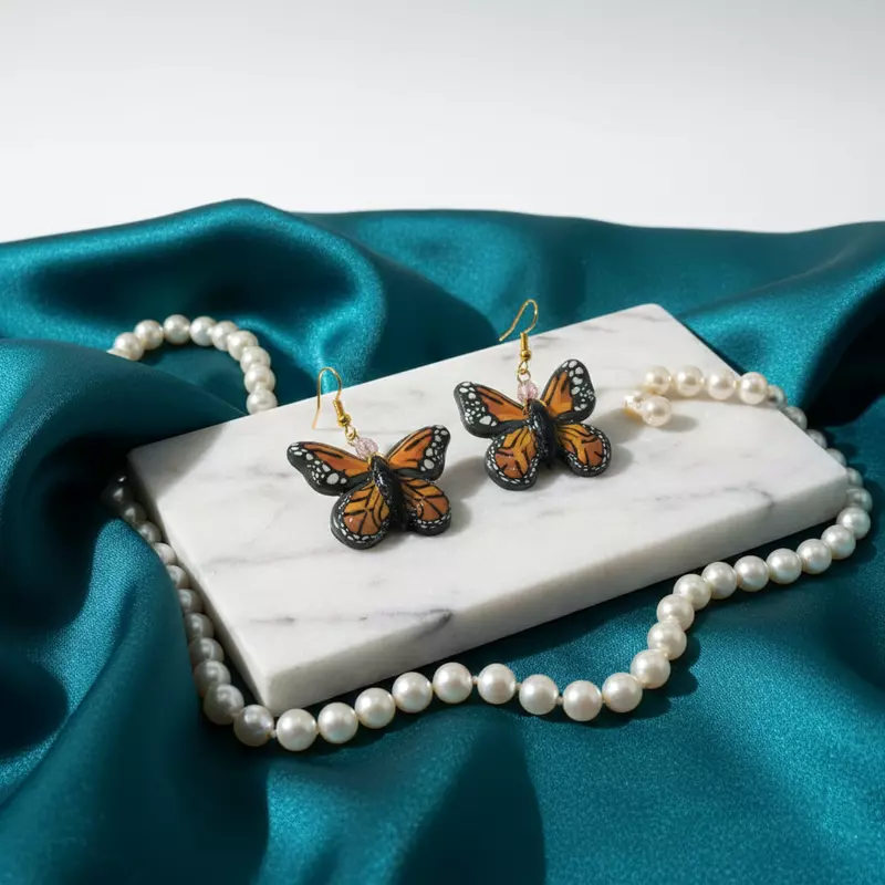 Monarch Butterfly Earrings