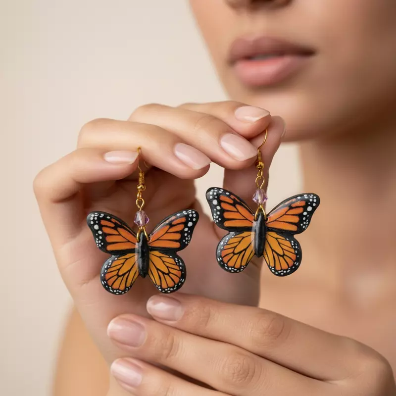 Monarch Butterfly Earrings