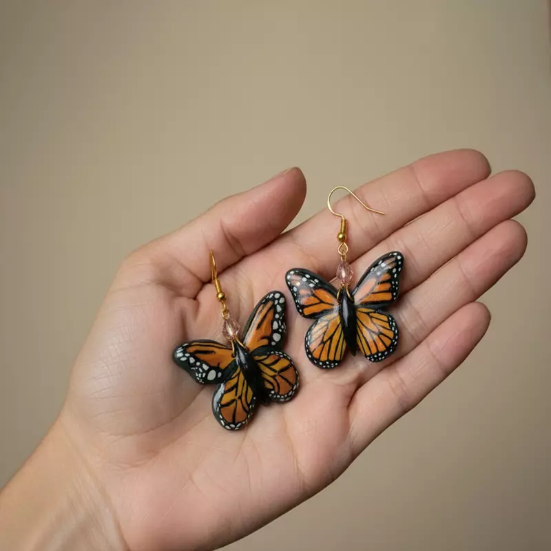 Monarch Butterfly Earrings