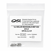 OSL 1st Molar Bondable Buccal Tubes MBT 0.022 (Pack Of 4)