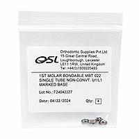 OSL 1st Molar Bondable Buccal Tubes MBT 0.022 (Pack Of 4)