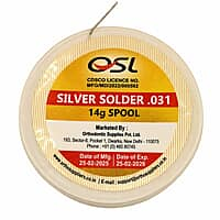 OSL Silver Solder Wire Spool 14 gm for Dental Orthodontic Soldering