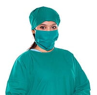 Surgical Green Cloth Mask Tie – Reusable Washable Medical Mask