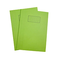 Janrax A4 Green 80 Pages Feint and Ruled Exercise Book