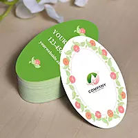 Oval Visiting Cards