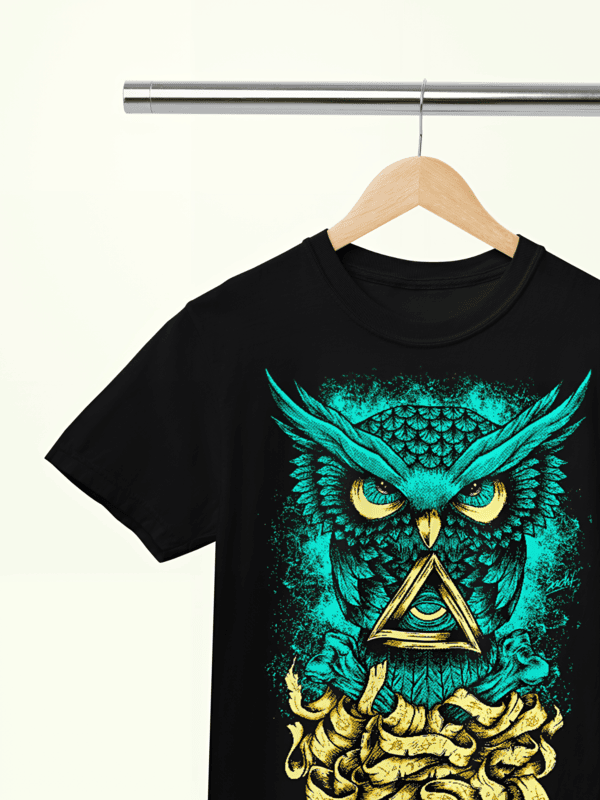 UK-17 brand Black Oversized T-shirt