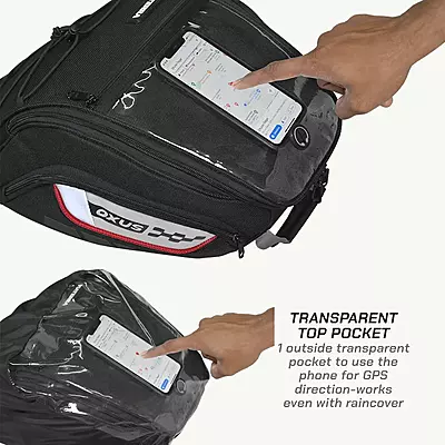 Viaterra OXUS Magnetic Motorcycle Tank Bag (Magnet Based)