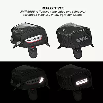 Viaterra OXUS Magnetic Motorcycle Tank Bag (Magnet Based)