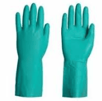 CEPHAS Nitrile Green Hand Gloves
