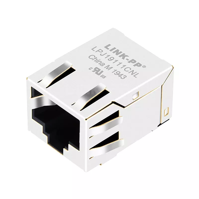 SMT RJ45 Connector with 10/100 Base-T Integrated Magnetics - LPJ19111CNL SMT RJ45 Connector with 10/100 Base-T Integrated Magnetics - LPJ19111CNL