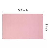 DIYAKON Pink Aluminium Business Cards for Laser Engraving, ATM Card Size, 0.2mm Thick, Metallic Finish, 100 Pcs