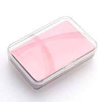 DIYAKON Pink Aluminium Business Cards for Laser Engraving, ATM Card Size, 0.2mm Thick, Metallic Finish, 100 Pcs