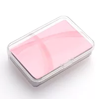 DIYAKON Pink Aluminium Business Cards for Laser Engraving, ATM Card Size, 0.2mm Thick, Metallic Finish, 100 Pcs
