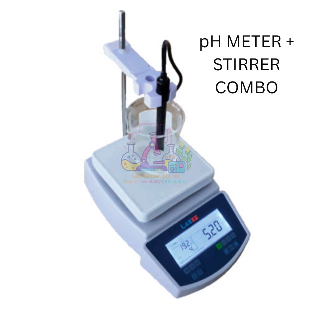 pH METER + STIRRER COMBO