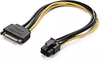 SATA Cable 15PIN to 6PIN for PCI Express Card(8-Inches),Compatible with GPU Card, Multicolor) SATA Cable 15PIN to 6PIN for PCI Express Card(8-Inches),Compatible with GPU Card, Multicolor)
