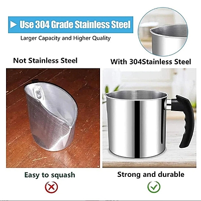 Pouring S.S. Mug 1800ml Jug Steel with Spout Pouring S.S. Mug 1800ml Jug Steel with Spout