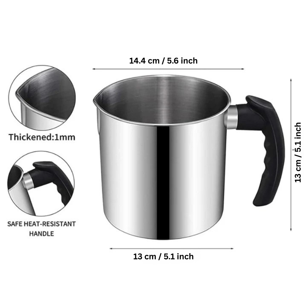 Pouring S.S. Mug 1800ml Jug Steel with Spout Pouring S.S. Mug 1800ml Jug Steel with Spout
