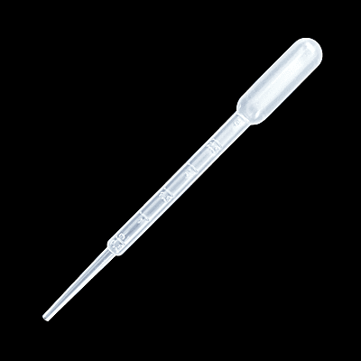 Plastic DROPPER Clear - Pipette - 6cm