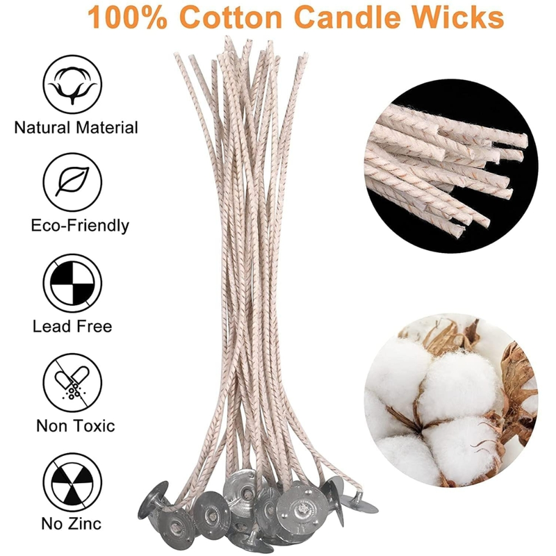 Candle Wicks - ECO Braided - 7 inch 100pc