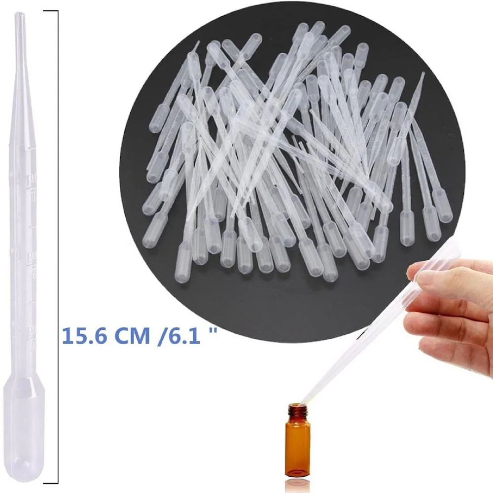 Plastic DROPPER Clear - Pipette - 6cm