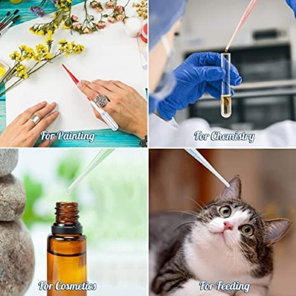 Plastic DROPPER Clear - Pipette - 6cm