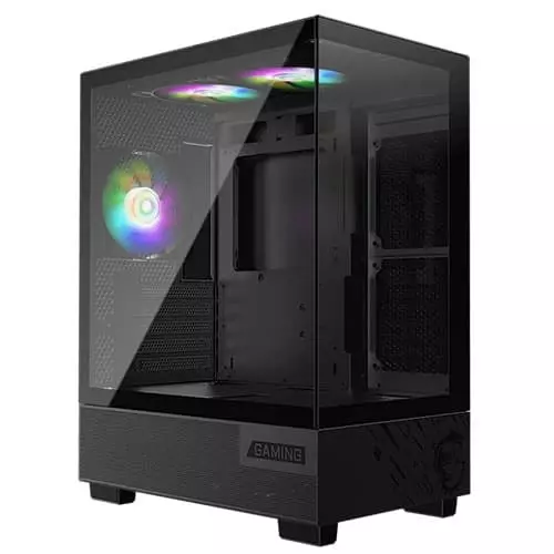 MSI PAG Pano M110A Auto RGB Mid Tower Case – Tempered Glass | 3 RGB Fans | Black