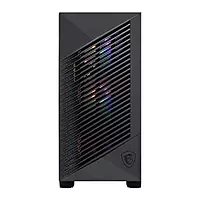 MSI PAG Shield M500A Mini Tower Case – Auto RGB | 4 Fans | Tempered Glass | Black