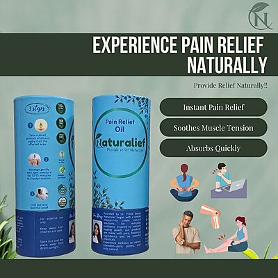 Natural Pain Relief oil – Experience Instant Relief
