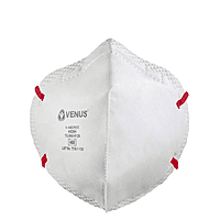 Venus V4400 N95 Mask (Pack of 1) | NIOSH Approved Fold Flat Respirator | 95% Filtration