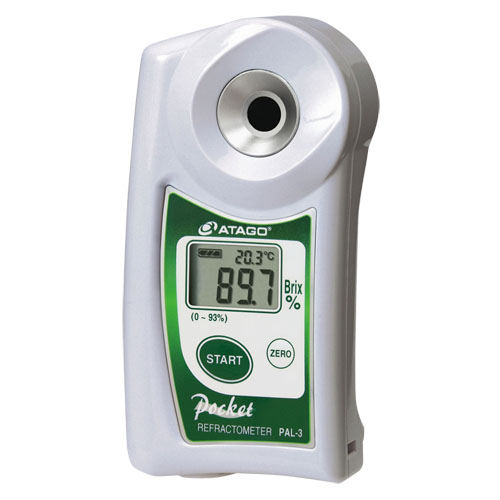 Refractometer (Brix 0.0 to 93.0%) PAL-3 ATAGO
