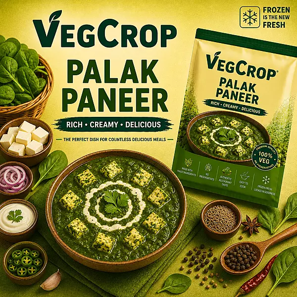 Frozen Palak Paneer 1Kg