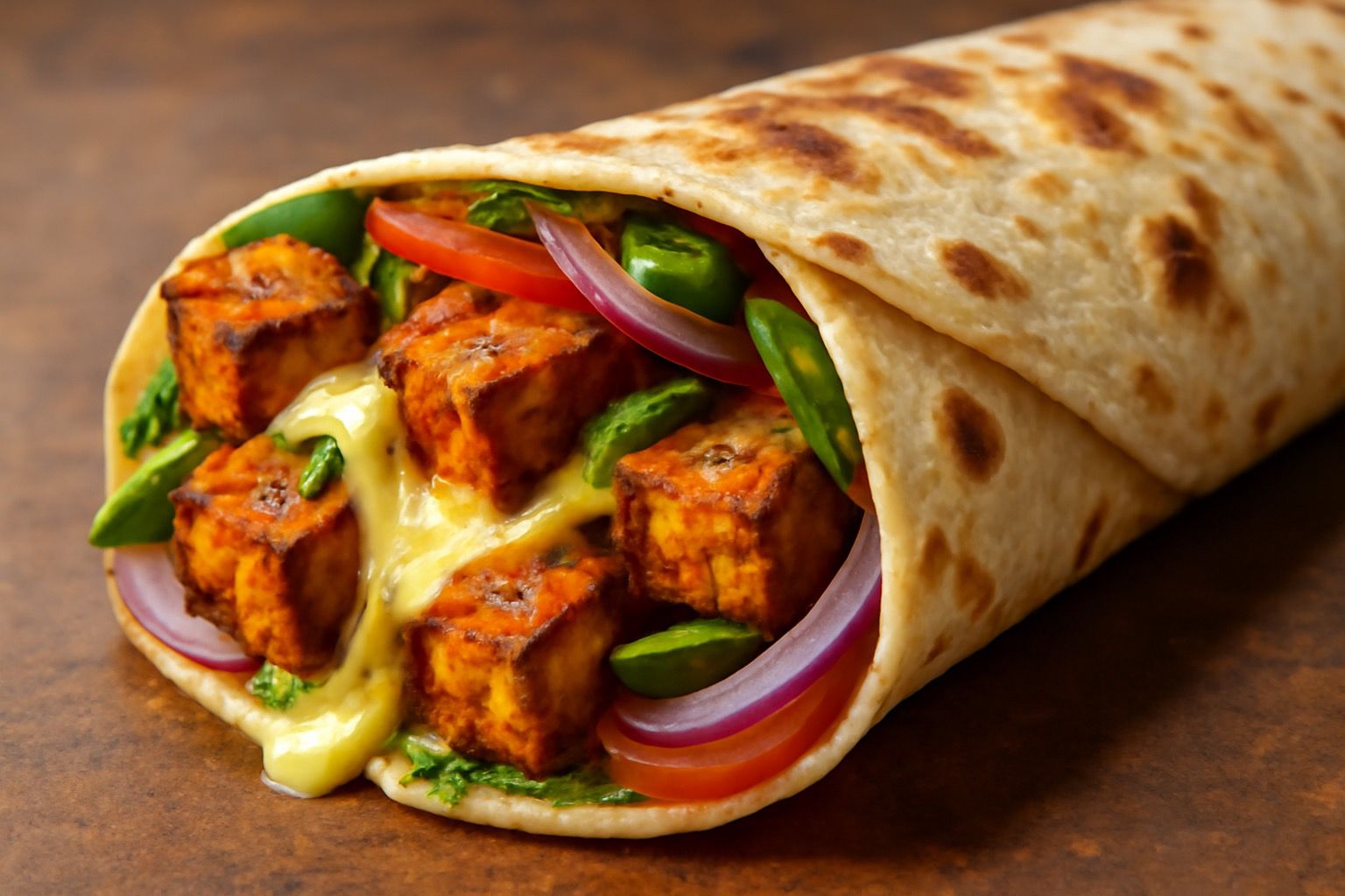 Paneer Tikka Wrap