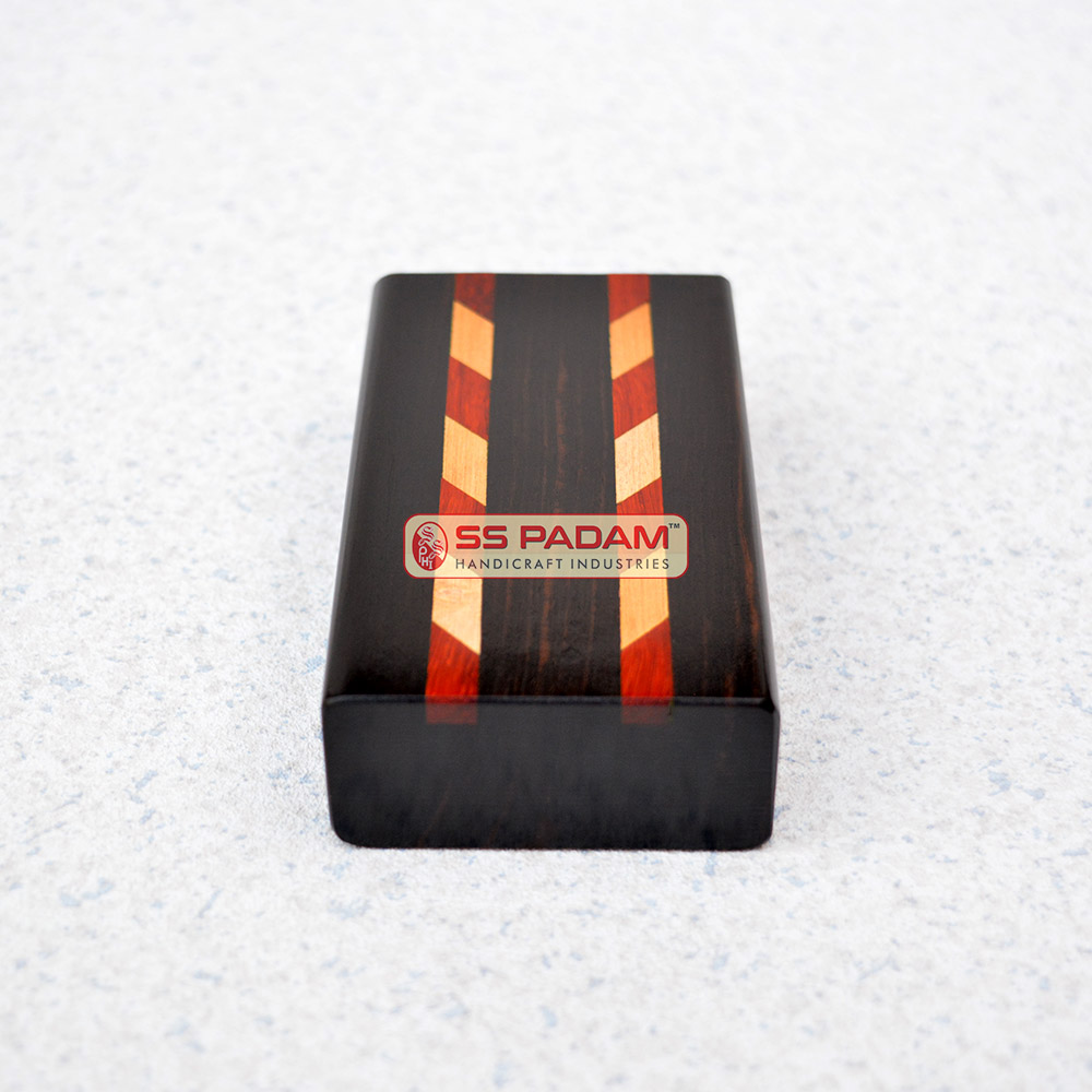 Black Ebony Wood Karungali Designer Paperweight 4 Inch
