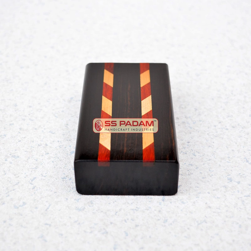 Black Ebony Wood Karungali Designer Paperweight 4 Inch