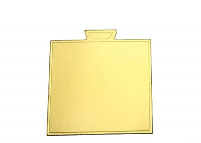 Qson Cake Board 3.5 Square Gold