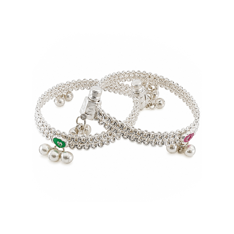 Sterling Silver Anklets for Babies