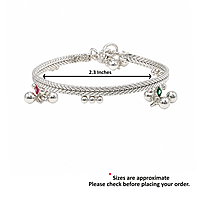 Sterling Silver Baby Anklet/Kolusu