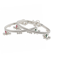 Sterling Silver Baby Anklet/Kolusu