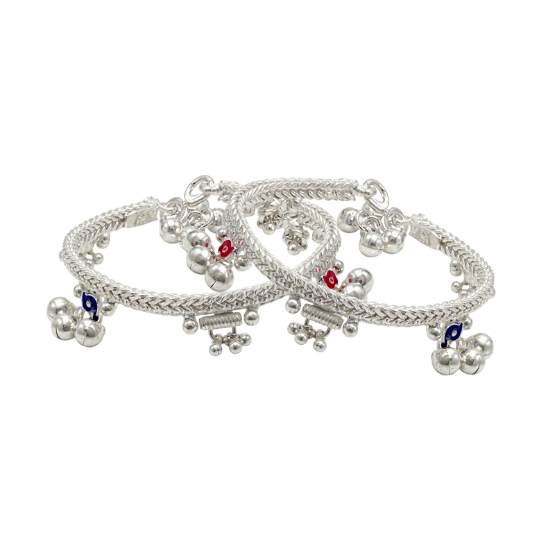 Silver Baby Anklet/Kolusu