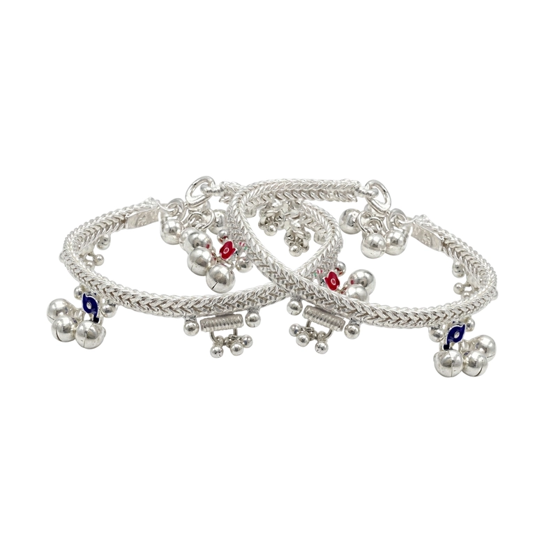 Silver Baby Anklet/Kolusu