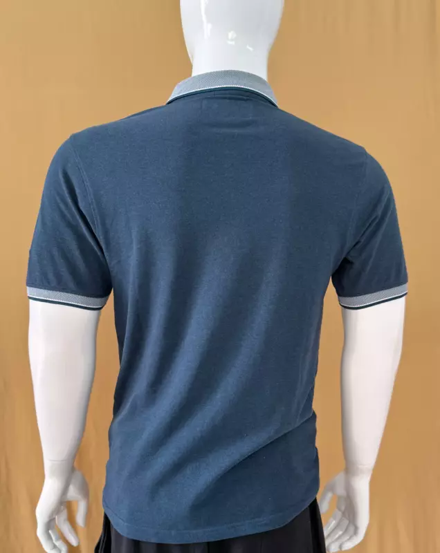Men Petrol Blue Poloshirt