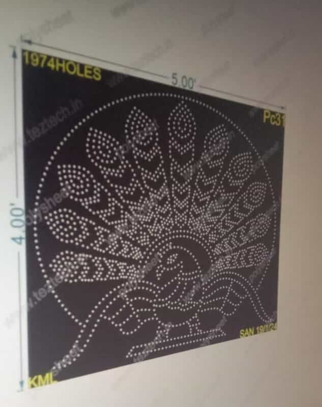 PC31 PEACOCK 4X5FT 1974 HOLES