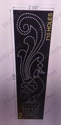 PC3 Peacock 710 HOLES 2X8FT
