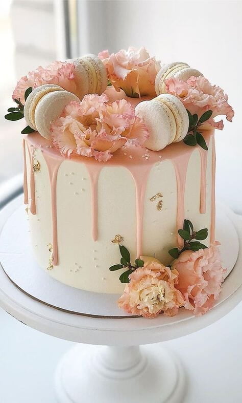Elegant Peach cake