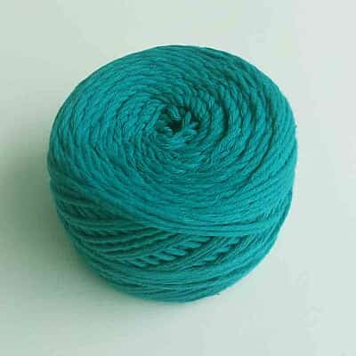 Cotton Yarn 8 Ply Peacock Blue Cotton Yarn 8 Ply Peacock Blue